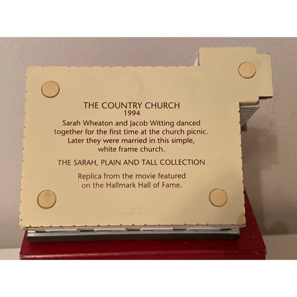 Sarah Plain and Tall LOT 4 Hallmark Holiday Christmas Village Houses 1994 - Picture 11 of 16